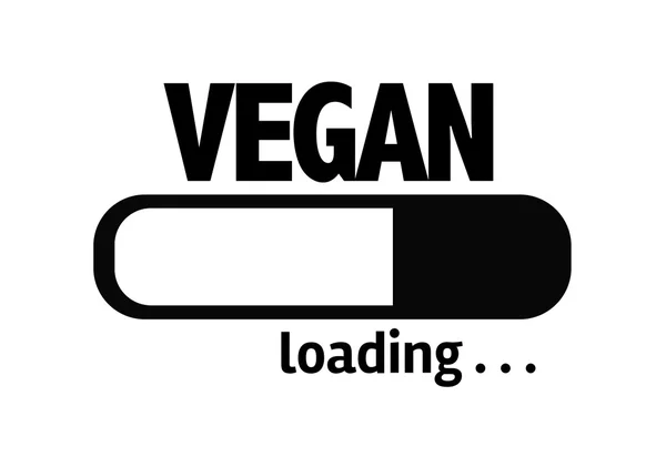 Bár a szöveg eltávolítása: vegán — Stock Fotó