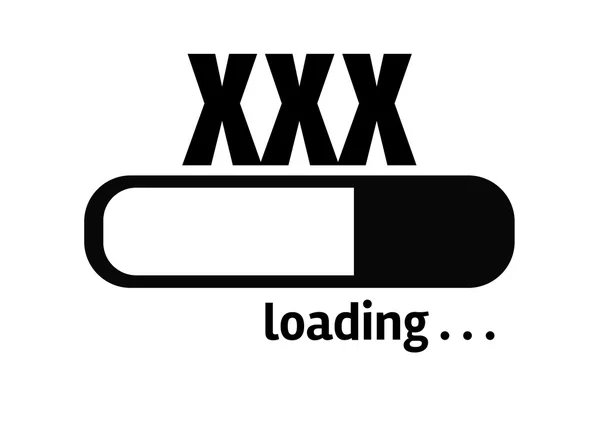 Bar Loading with the text: XXX — Stock Photo, Image