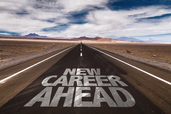 New Career Ahead on road — Stock Photo, Image