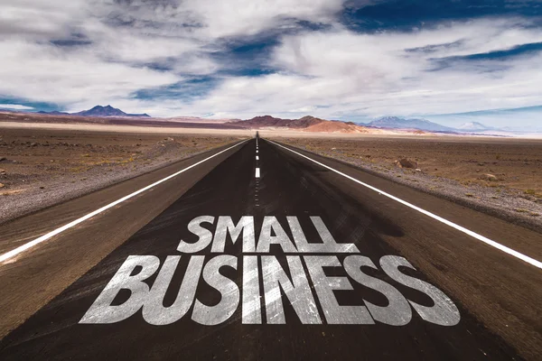 Small Business på öken road — Stockfoto