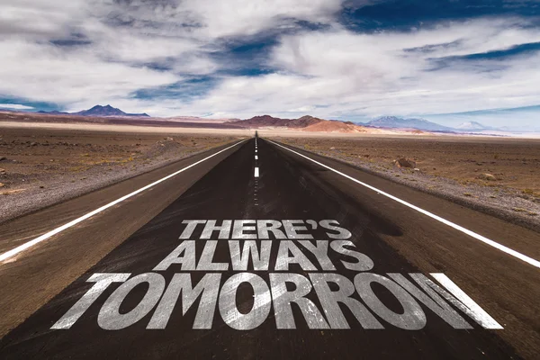Selalu ada hari esok di jalan — Stok Foto