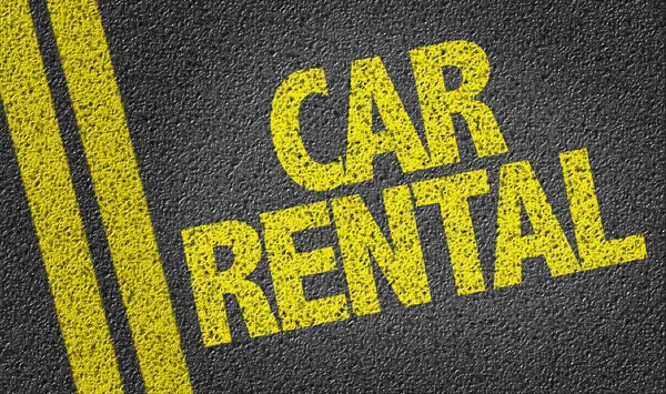 Car Rental on the road — Stock Photo, Image