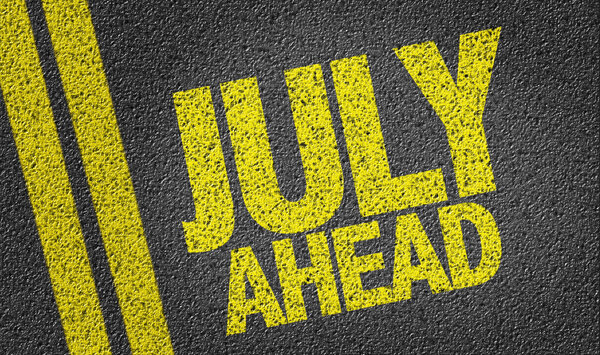 July Ahead on the road