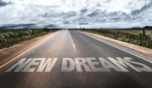 Nya drömmar på lantlig väg — Stockfoto
