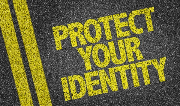 Skydda din identitet på väg — Stockfoto