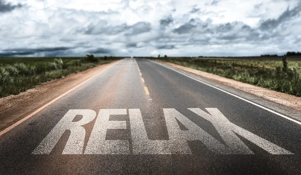 Relax  on rural road — Stock Photo, Image