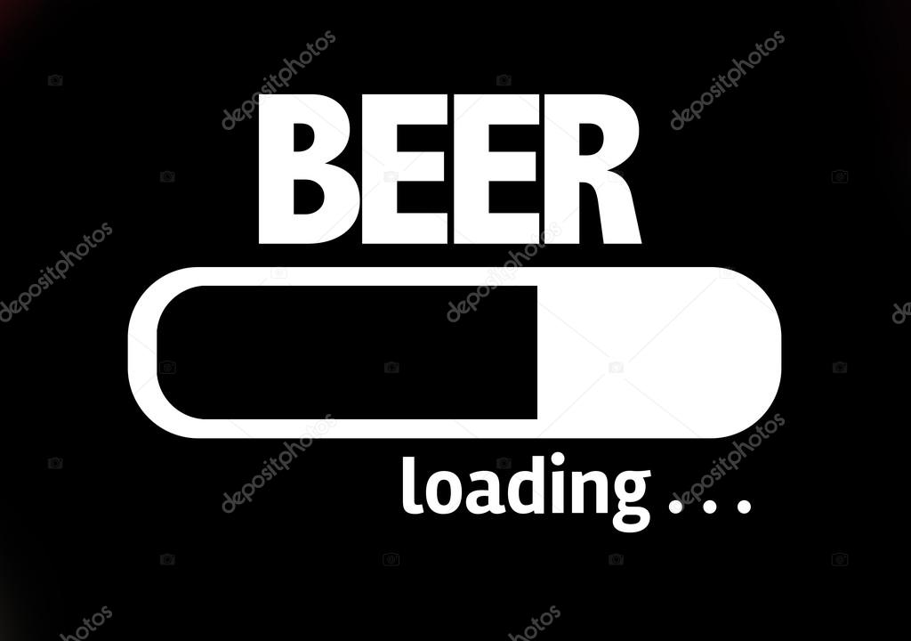 Bar Loading with the text: Beer