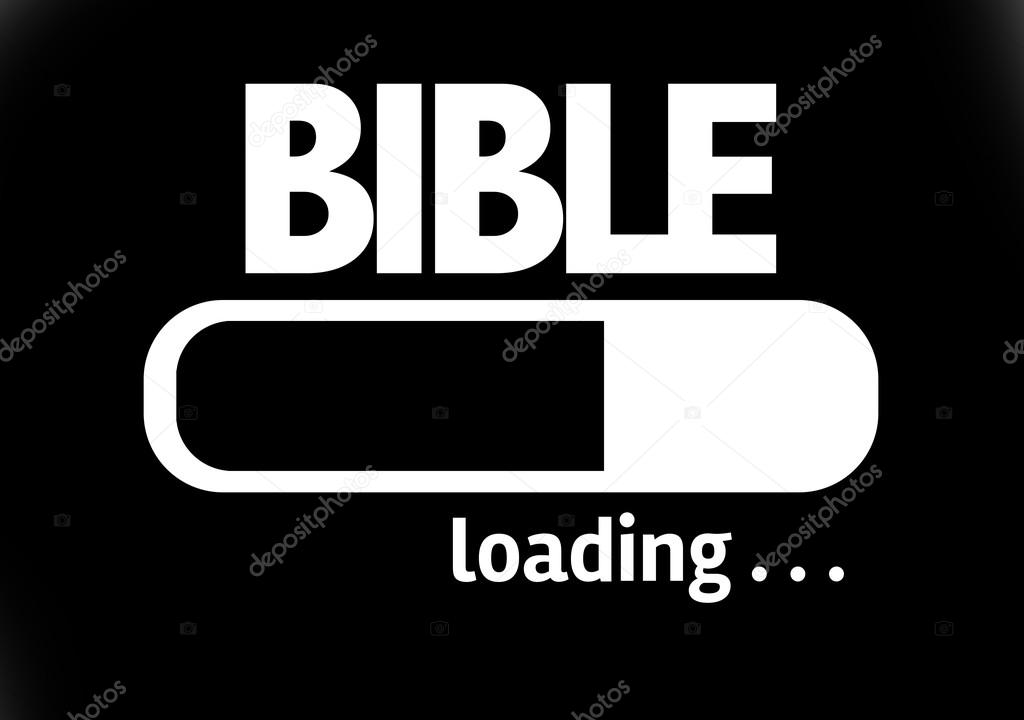Bar Loading with the text: Bible