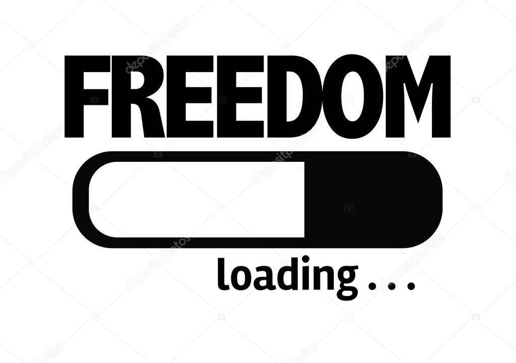 Bar Loading with the text: Freedom