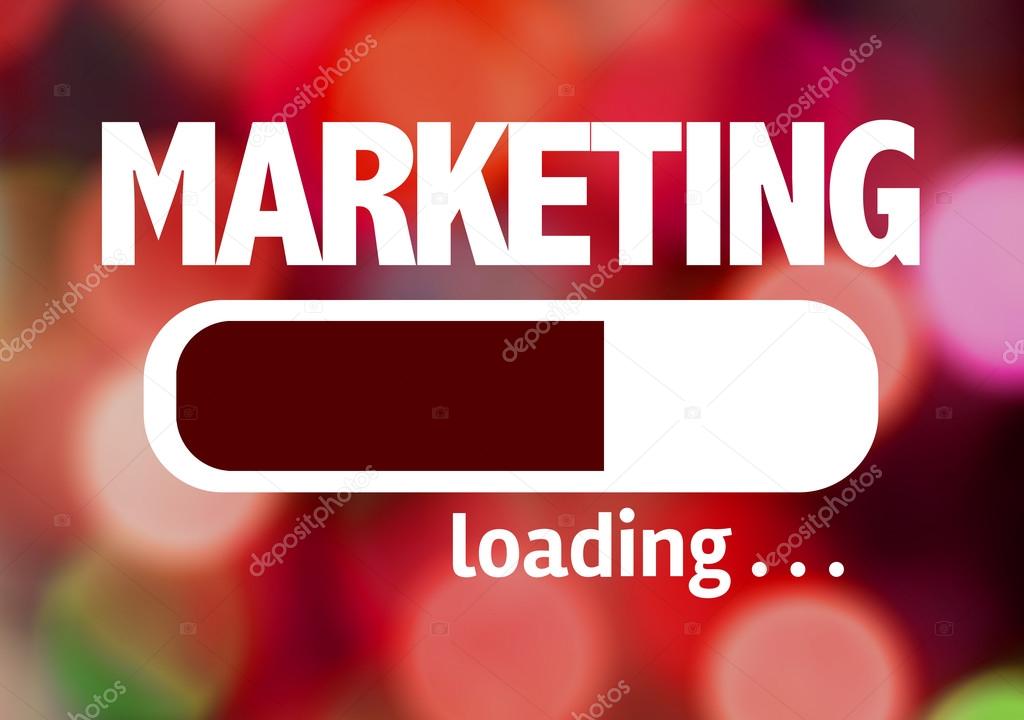 Bar Loading with the text: Marketing