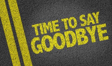 Time To Say Goodbye on the road clipart