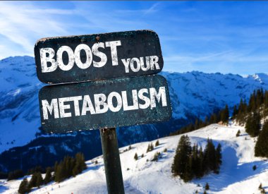 Boost Your Metabolism sign clipart