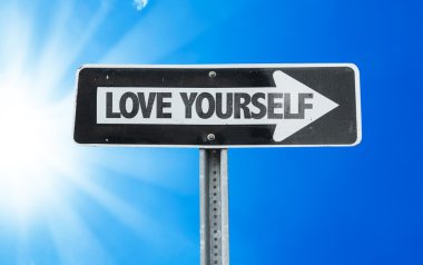 Love kendinizi yön işareti altı