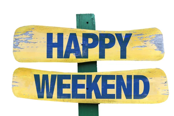 Happy Weekend sign — Stock Photo, Image