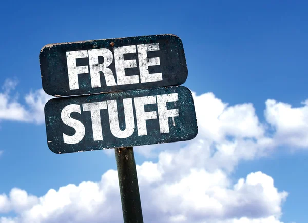 Segno di roba gratis — Foto Stock
