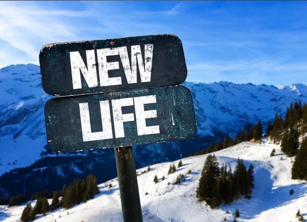 New Life sign with — Stock Photo, Image