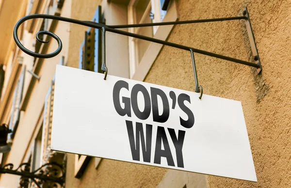 Gods manier teken — Stockfoto