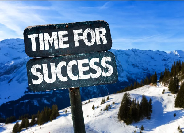 Time For Success sign — Stock Photo, Image