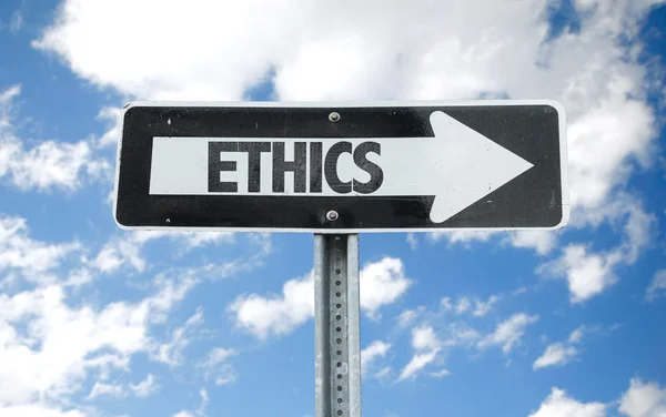 Ethics direction sign — Stock Photo, Image