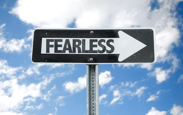 Fearless direction sign — Stock Photo, Image