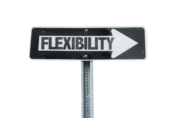 Flexibilitet riktning tecken — Stockfoto