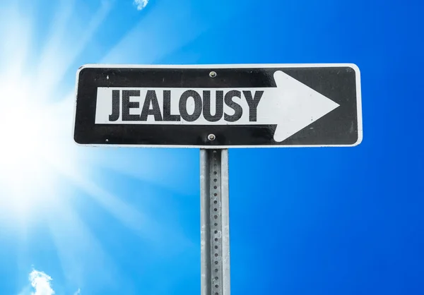 Jealousy direction sign — Stock Photo, Image