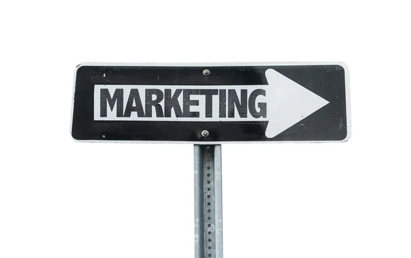 Značka směr marketingu — Stock fotografie