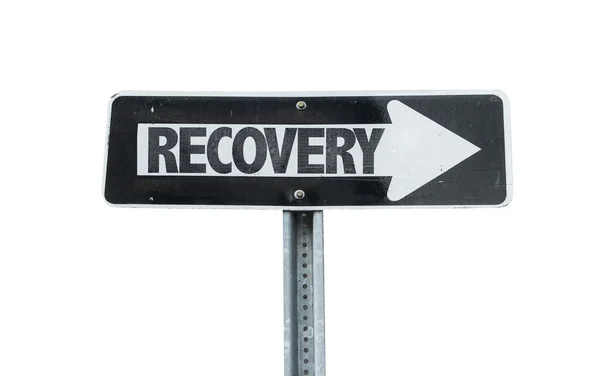 Recovery direction sign — Stock Photo, Image