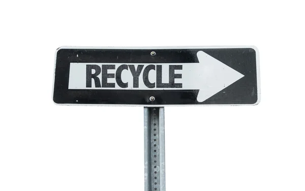 Recycle direction sign — Stock Photo, Image