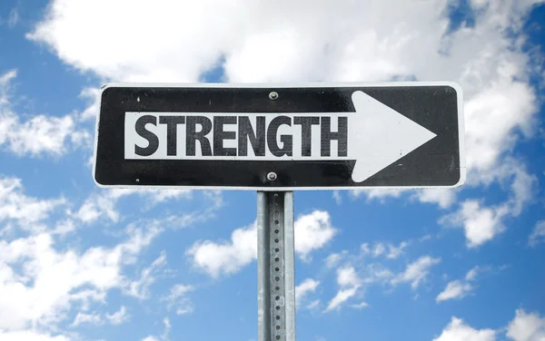 Strength direction sign — Stock Photo, Image