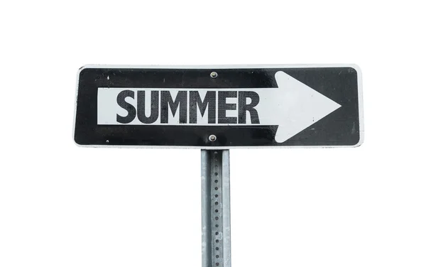 Summer direction sign — Stock Photo, Image