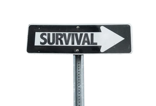 Survival direction sign — Stock Photo, Image