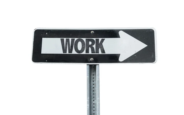 Work direction sign — Stock Photo, Image