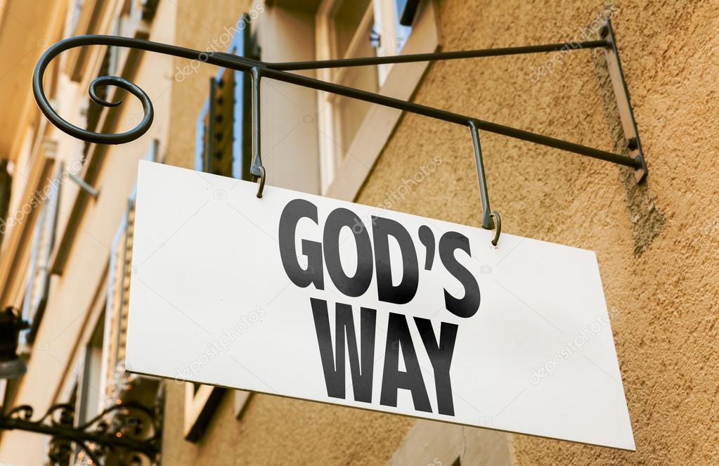 God's Way sign