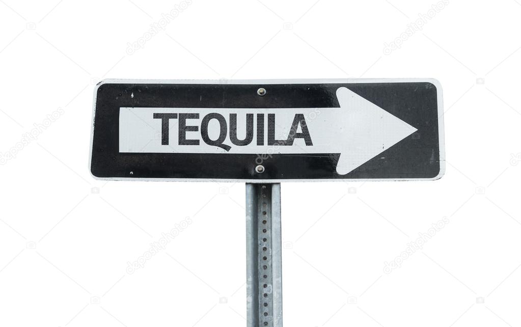 Tequila direction sign