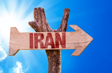 Iran ahşap işareti