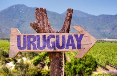 Uruguay ahşap işareti