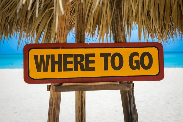 Where To Go sign — Stock Photo, Image