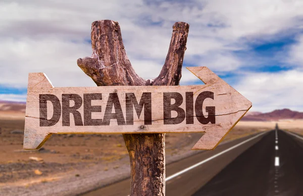 Dream Big direction sign — Stock Photo, Image