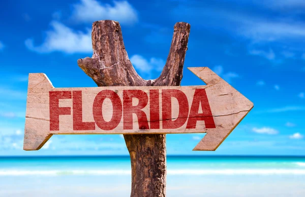 Florida hölzernes Schild — Stockfoto