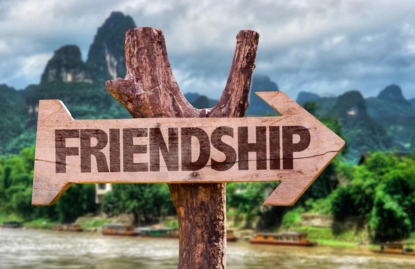 Friendship direction sign — Stock Photo, Image