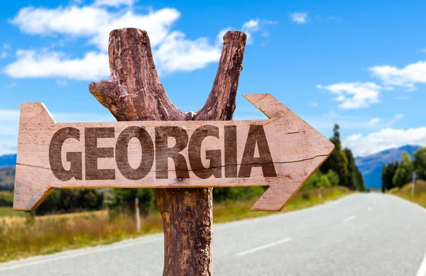 Georgia wooden sign — Stock Photo, Image