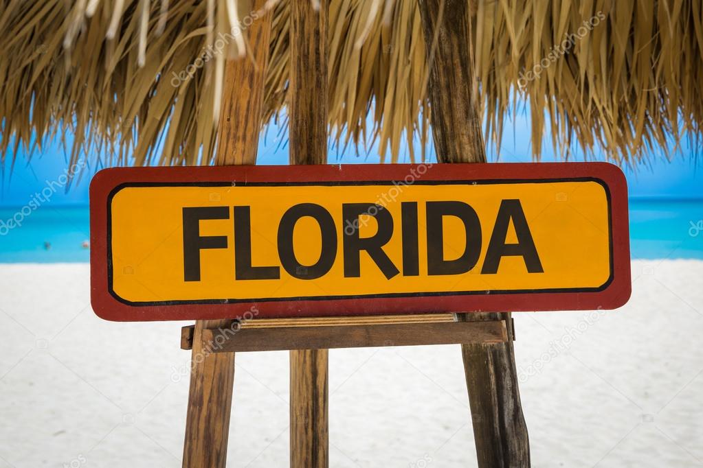 Florida text sign