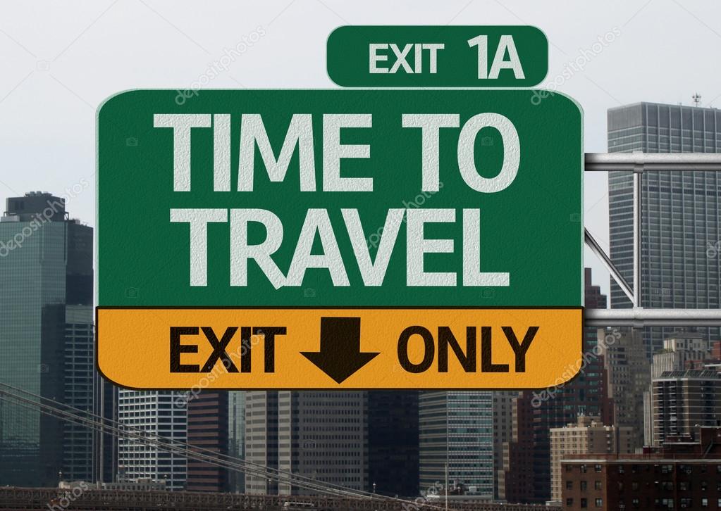 Time To Travel road sign