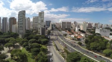 Ibirapuera Parkı havadan görünümü