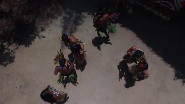 Rituel tribu indienne en Amazonie — Video