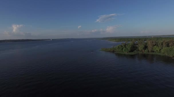 Floating Houses in Manaus — Stock Video