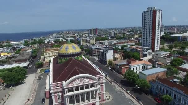 The Amazon Theatre, Manaus — Stock Video