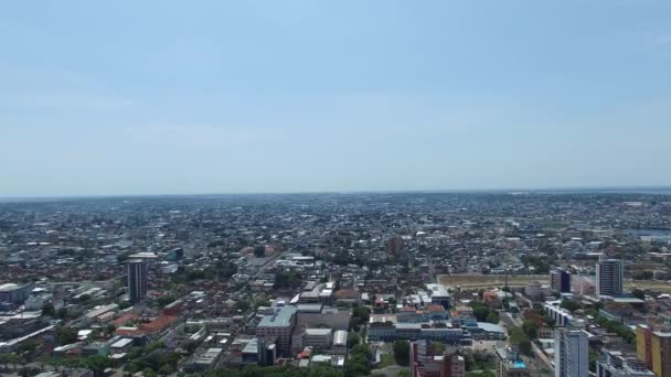 Manaus ciudad, Amazonas, Brasil — Vídeo de stock