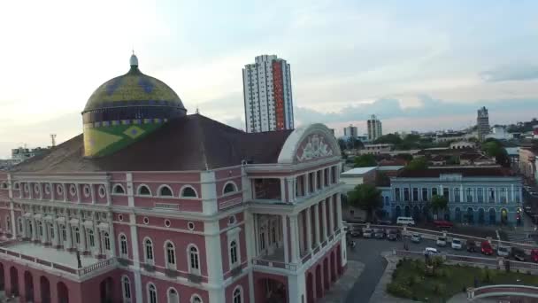 The Amazon Theatre, Manaus — Stock Video